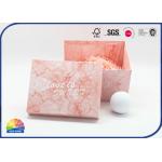 E CCNB Marble Texture Printed Birthday Gift Box Matte Sturdy Paper Box for sale