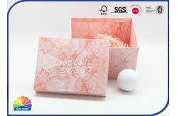 China E CCNB Marble Texture Printed Birthday Gift Box Matte Sturdy Paper Box supplier