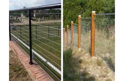 China Standard Export Dimension Welded Wire Mesh Fence Black Colour supplier