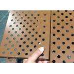 Electrical Galvanized Perforated Ceiling Tiles 2x2 PVDF Coating Anodizing
