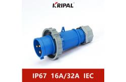 China IP67 220V Three Phase Industrial Plug Socket Dustproof IEC standard supplier