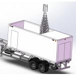 30m Cell Station Portable Cell Tower  Telescoping Tower COW