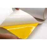 Matte White 1Mil Permanent Adhesive Antistatic Polyimide Reusable Sticker Materials With  Glassine