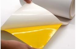 China Matte White 1Mil Permanent Adhesive Antistatic Polyimide Reusable Sticker Materials With  Glassine supplier
