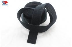 China Black Magic Tape Soft Nylon Loop Fabric For Baby Diapers , Comfortable supplier