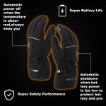 Electric Rechargeable Warming Gloves 7.4V 12V Polyester