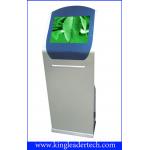 Indoor SAW Touch Screen Freestanding Kiosk With Thermal Printer / Barcode Scanner