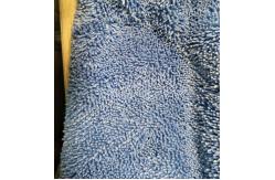 China Blue Microfiber Fabric Twisted 450gsm Mop 80% polyester 20% polyamide Fabric supplier