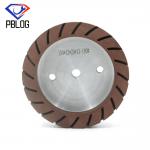 Toothed Resin Grinding Wheel Speed RPM No Scratch Cup Shape Brown