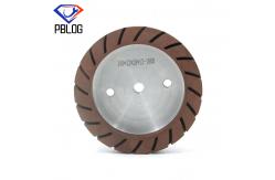 China Toothed Resin Grinding Wheel Speed RPM No Scratch Cup Shape Brown supplier
