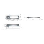 S45C Precision Moulds And Components TLH Puller Limit Plate