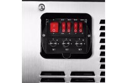 China 15L Three Tank Ice Slush Machine Stainless Steel Body Margarita and Slush Maker supplier