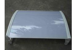 China 1200mm Length Window Balcony Awning with Clear Plastic and Easy Installation supplier