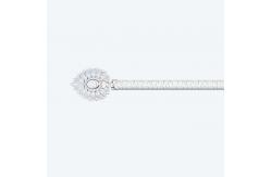 China 28mm Pipe Curtain Pole Single And Double Curtain Rod Windows Accessories supplier