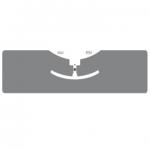 860MHZ - 960MHZ UHF RFID Windshield Tag Number Printing Labeling for sale
