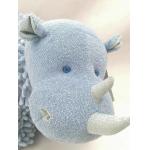 Custom Soft Stuffed Emulation Animal Cute Blue Hippopotamus Plush Toys For Child