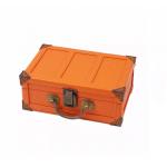 MDF PU Leather Box Flocking perfume Suitcase Gift Box Handmade