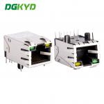 RJ45 connector 100Mbps integrated transformer network port single row pin DGKYD311B031DB2A4D for sale
