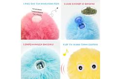 China Fluffy Plush Kitten Catnip Automatic Cat Ball Fun Toys For Cat Exercise supplier