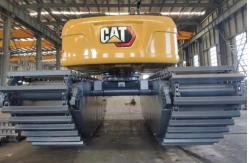 China Q355B Floating Pontoon Undercarriage For 6-50T Amphibious Excavator supplier