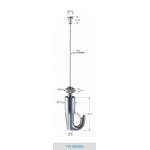 Stainless Steel Cable Gripper Art Hanging System Adjustable Height 50 Lbs Weight Capacity for sale