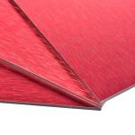 1220mm Brushed Aluminum Composite Panel Impact Corrosion Resistant for sale