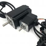 Dual Shaft Servo Stepper Motor 220V 380V Mini Ac With Optical Encoder