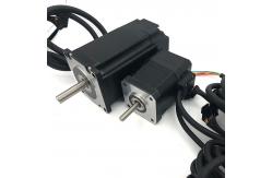 China Dual Shaft Servo Stepper Motor 220V 380V Mini Ac With Optical Encoder supplier