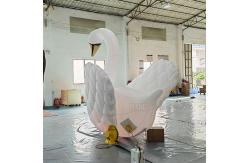China Large Party Decororation Inflatable Swan Model For Event supplier
