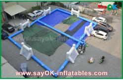 China Inflatable Ball Game Durable Tarpaulin Inflatable Football Playground , Portable Inflatable Soccer Field supplier