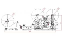 China 1200mm NCR Paper Roll Slitter Rewinder Carbonless Paper Slitting Rewinding Machine supplier