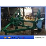 10Ton Underground Cable Installation Tools Hydraulic Ccable Drum Trailer / Reel Carrier for sale