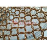 Stainless Steel Architectural Ring Mesh Curtain For Partitioning