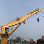 Certified ABS Telescopic Boom Crane Marine Customized Hydraulic Crane 1.5t 36.6m for sale