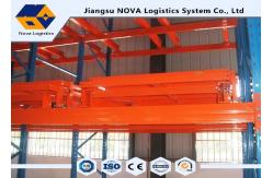 China CEO Push Back Pallet Warehouse Racking Maintenance Free With Pallet Carts Carriages supplier