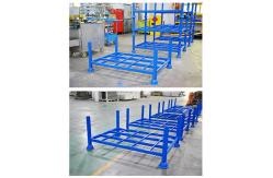 China Powder Coating Steel Stackable Warehouse Racks Pallet Heavy Duty supplier