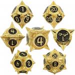 TRPG 16 Mm Polyfront DND Metal Dice Multi Color Custom Meteor Hammer for sale