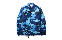 China Custom Made Ma1 Bomber Jacket , Autumn Nylon Camo Coach Jacket Printed supplier