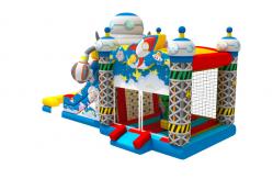 China Space Astronauts Theme Pvc Kids Inflatable Bounce House supplier