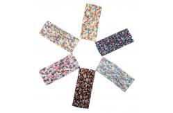 China 100% cotton Women Head Scarves Floral Elastic Headband for Running supplier