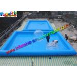 Square Inflatable Swimming Pool / blow up inflatable family pool for sale