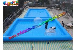 China Square Inflatable Swimming Pool / blow up inflatable family pool supplier