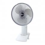 4-in-1 Multi-Position Gray Fan(Clip/Hang/Stand/Handheld),two versions:Battery Fan with 3-speed,direct-plug Fan with 1-speed. for sale