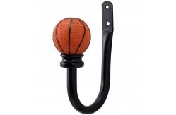 China Electroplating Pattern 35mm Ball Curtain Extender Hooks supplier