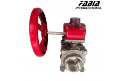 China DN65 Manual Turbine Ball Valve For Superior Performance And Durability supplier