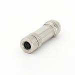 Field Wireable M8 Female Connector 4 Pin Straight for sale