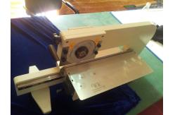 China Mini V-Cut Pcb Cutting Machine With Round And Linear Blades supplier