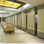 Foldable Removable Soundproof Partition Wall 65mm Thickness PU Leather Surface for sale