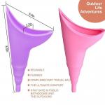 Leak Free Null Design Reusable Silicone Urinal For Camping