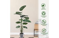 China Handmade Anti Uv Artificial Monstera Tree For Bathroom Decor supplier